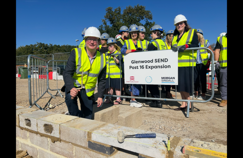 Rebecca and Cllr Andy Sheldon