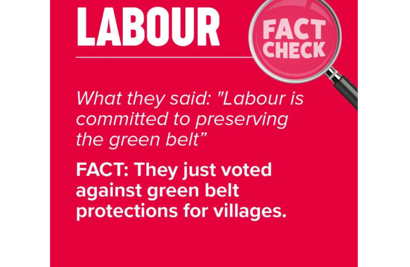 Labour green belt fact check
