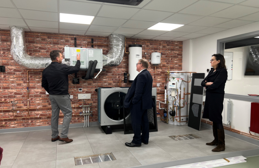 MP Rebecca Harris welcome new green training centre in Rayleigh