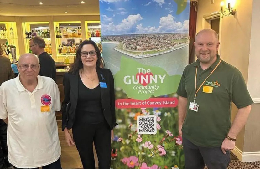 Rebecca at the opening