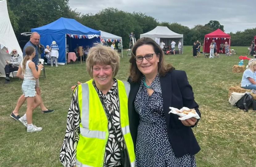 Rebecca at meeting event organisers