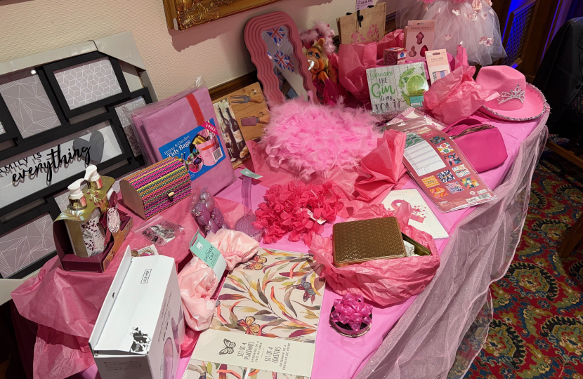 Selection of raffle prizes