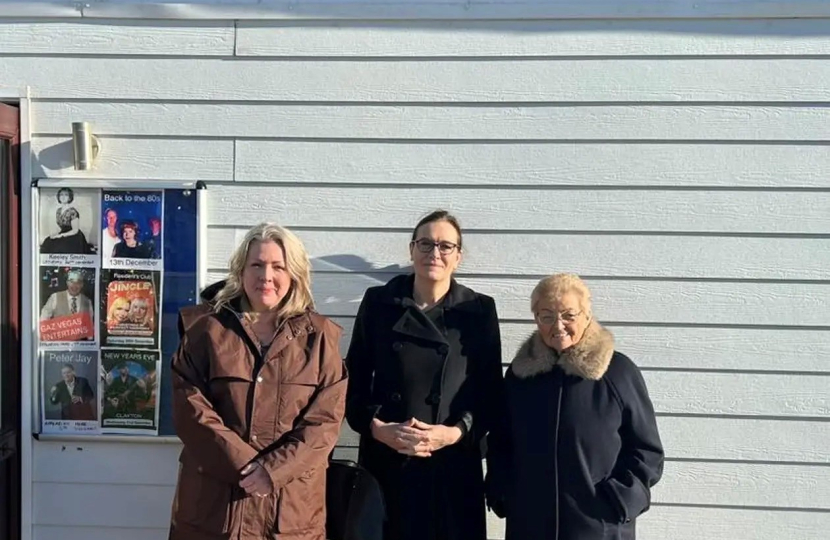 Rebecca and local residents