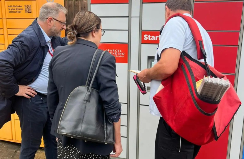Checking out the Royal Mail lockers