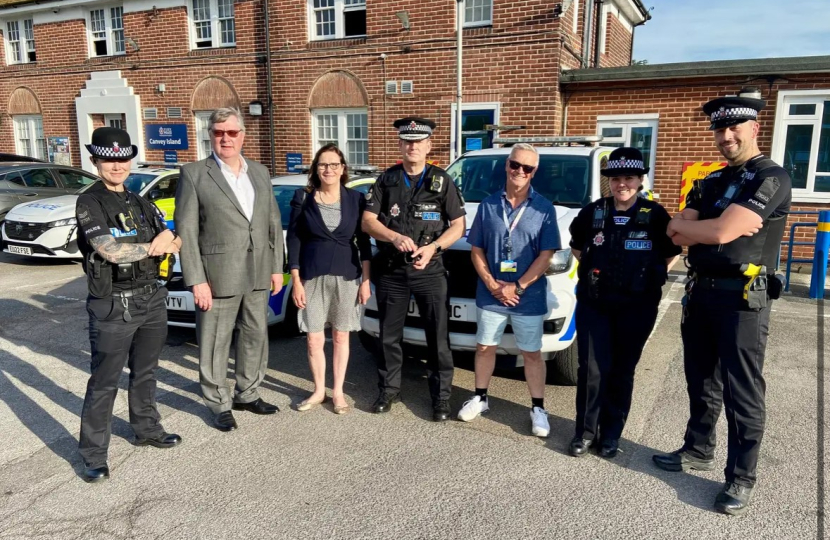 Rebecca, Roger Hirst and Essex Police