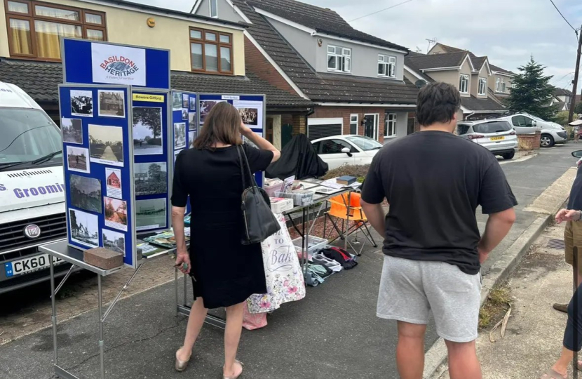 The Basildon Heritage stall