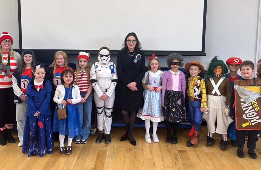 Rebecca joins Leigh Beck Junior School on Canvey in celebrating World Book Day