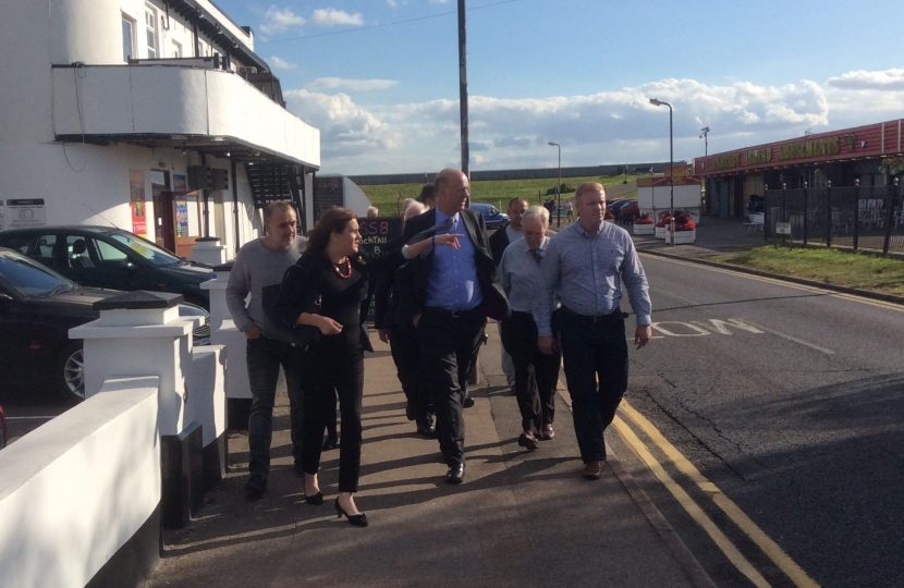 Rebecca with Chris Grayling 