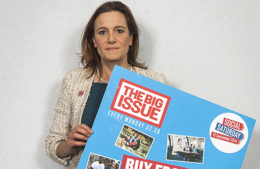 Rebecca supports Social Saturday campaign 