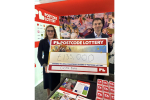 Rebecca Harris MP visiting Postcode Lottery's stand at Conservative Party Conference 2026