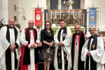 Rebecca welcoming Father David
