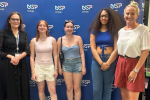 Rebecca and USP students