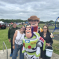 Rebecca with some special guests at the fayre