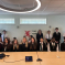 Rebecca and the Yr 12 students