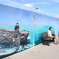 Rebecca with beach murals