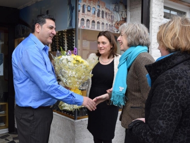 Teresa May & Rebecca Harris