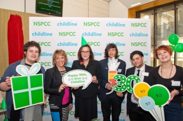 Rebecca Harris with Dame Esther Rantzen