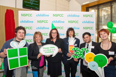 Rebecca Harris with Dame Esther Rantzen