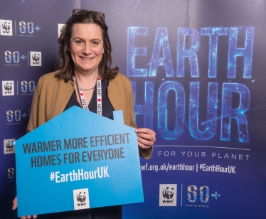 Rebecca supports Earth Hour