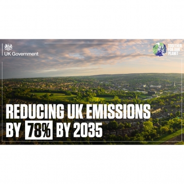 Reducing UK Emissions by 78% by 2035