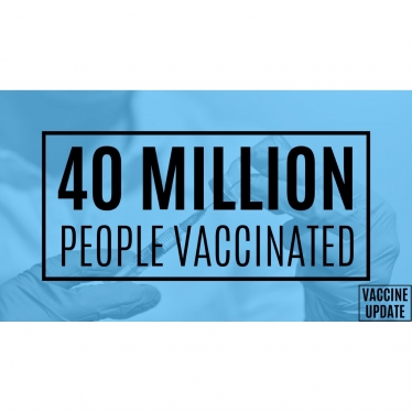 40 million vaccinated