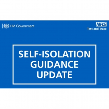 self isolation guidance update