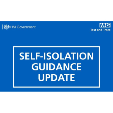 self isolation guidance update
