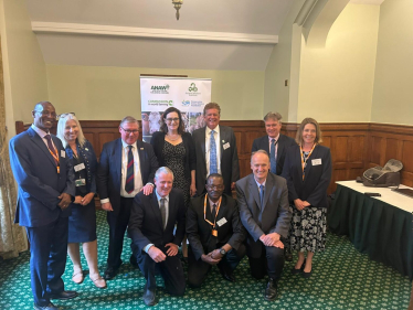 Rebecca and other Parliamentarians at the event