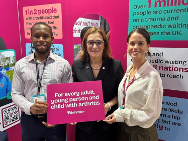 Connecting With Arthritis UK at the Conservative Party Conference 