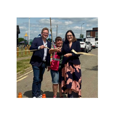 Rebecca opening the event