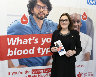 Rebecca at the event