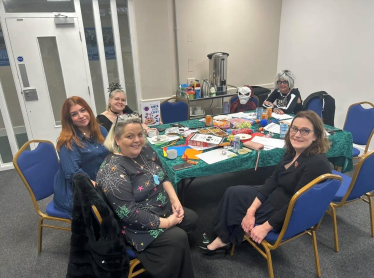 Rebecca at the meeting