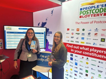 Rebecca meets with the People's Postcode Lottery