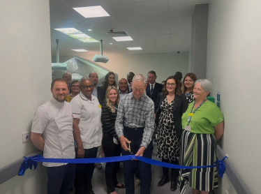 Rebecca and staff at Southend hospital