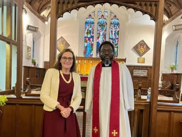 Rebecca and Rev David Ibiayo