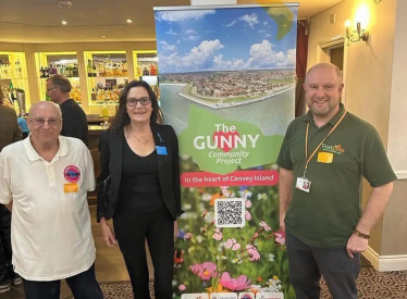 Rebecca at the opening