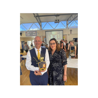 Rebecca at the Holy Family event