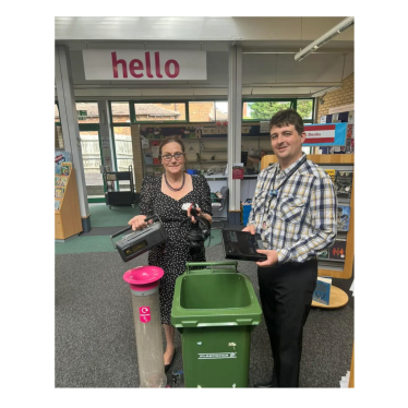 Rebecca at the South Benfleet Library