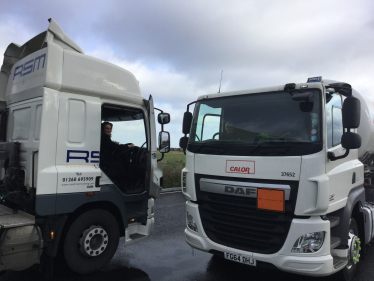 2 lorries