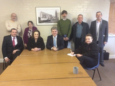 Rebecca with Brandon Lewis MP 